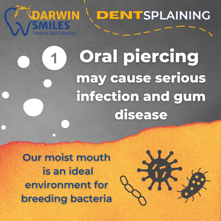 oral piercing infection